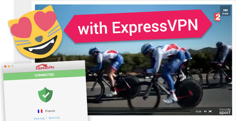 stream tour de france with a vpn