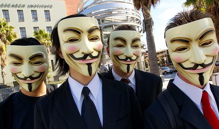 Anonymous taking to the streets to protest