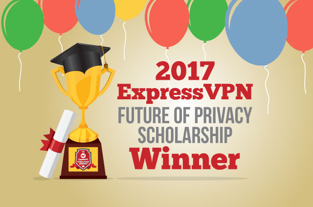 The ExpressVPN scholarship winner