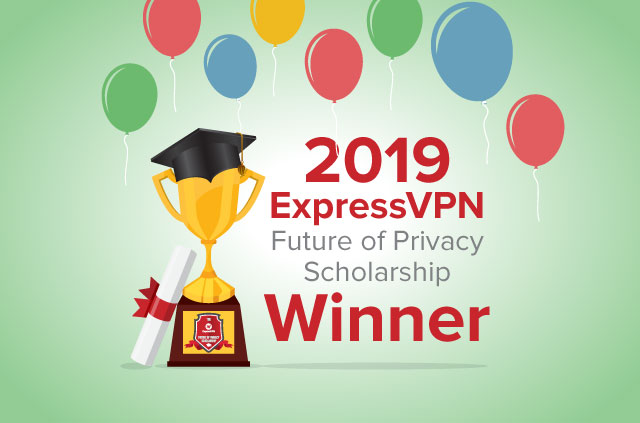 2019 ExpressVPN Scholarship winner