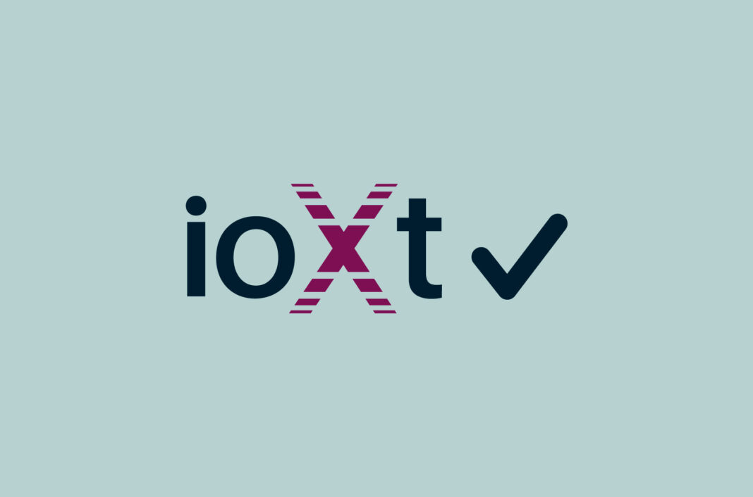 ioXt Alliance logo with check mark.