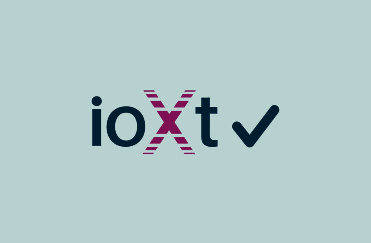 ioXt Alliance logo with check mark.